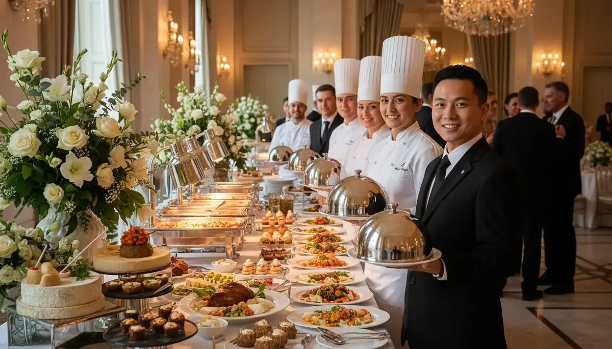 Professional Catering Companies website design by Press Forge